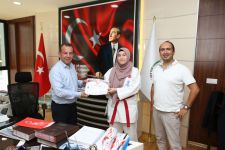 BOLU BELEDİYE BAŞKANIMIZ TANJU ÖZCAN MİLLİ SPORCULARIMIZI AĞIRLADI