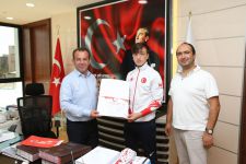 BOLU BELEDİYE BAŞKANIMIZ TANJU ÖZCAN MİLLİ SPORCULARIMIZI AĞIRLADI